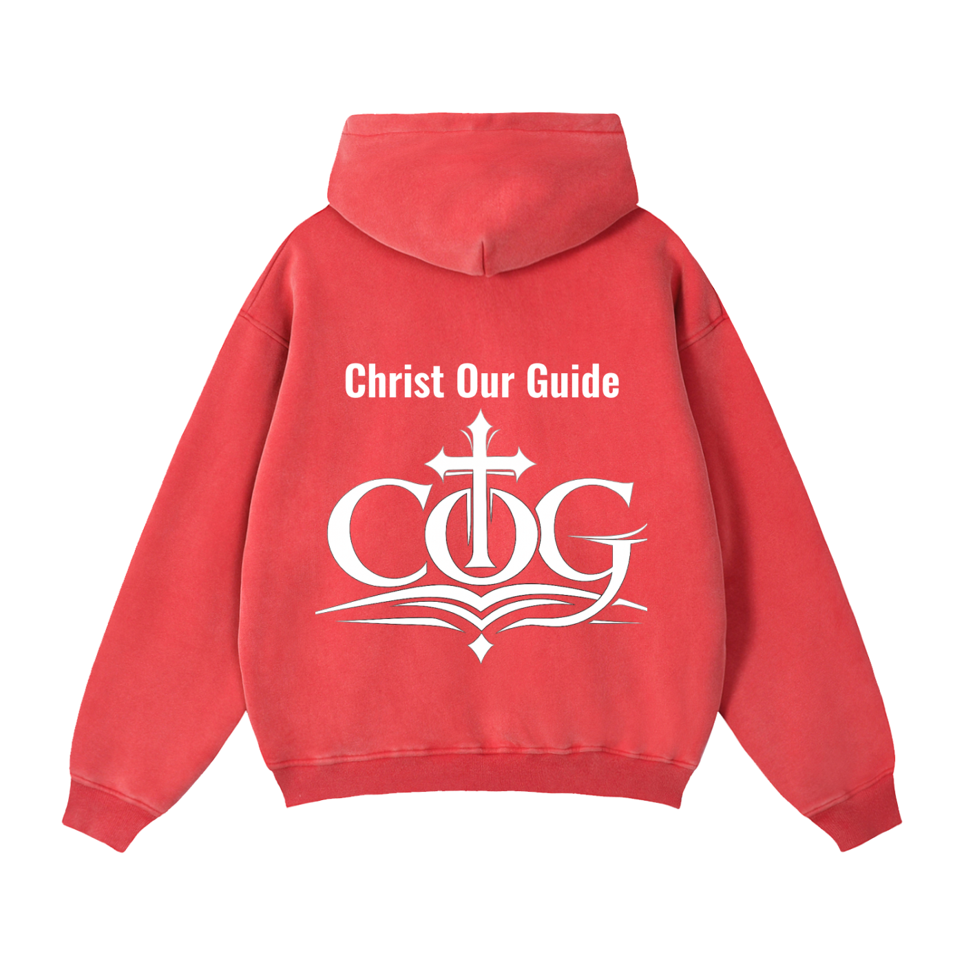 Zip-Through Boxy Fleece Hoodie