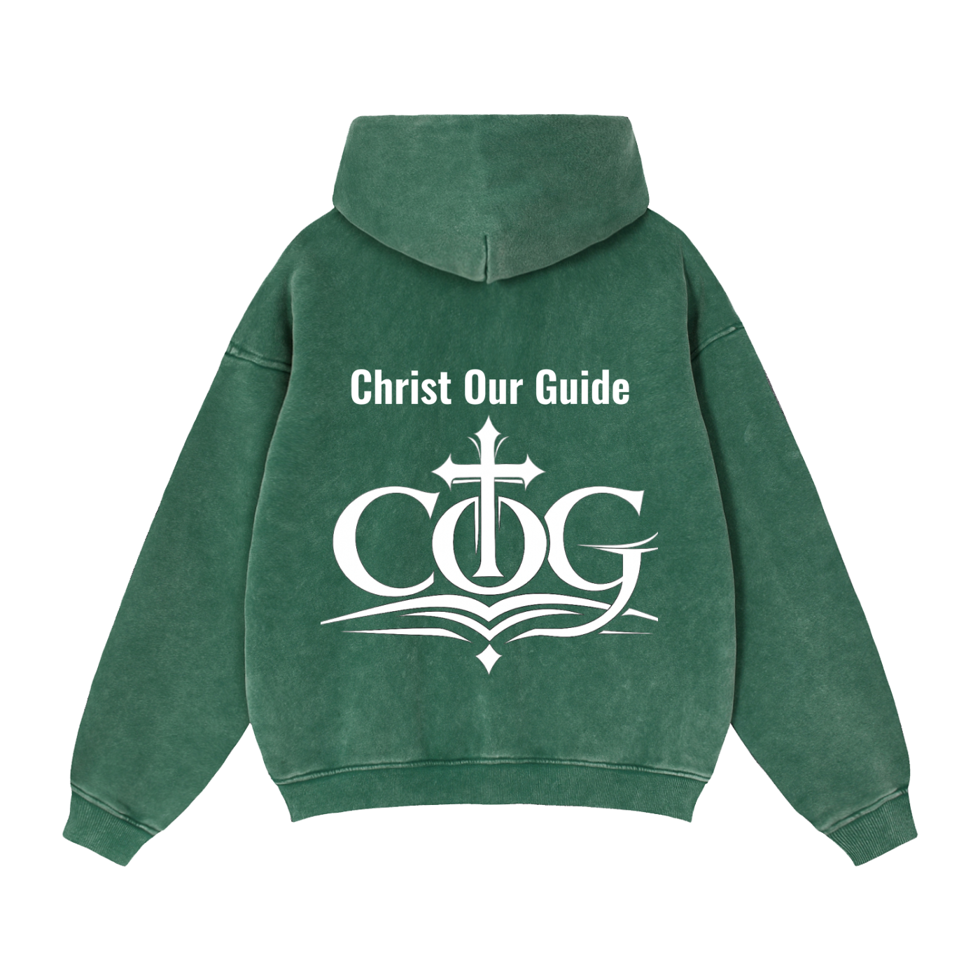 Zip-Through Boxy Fleece Hoodie